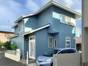 塗り替えたい色が見つかる オシャレな青い外壁の施工事例35選