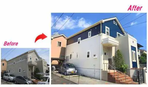 事例画像52選 外壁塗装のビフォーアフターであなたの理想を見つける
