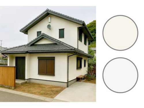 White Japanese-style house＆white example